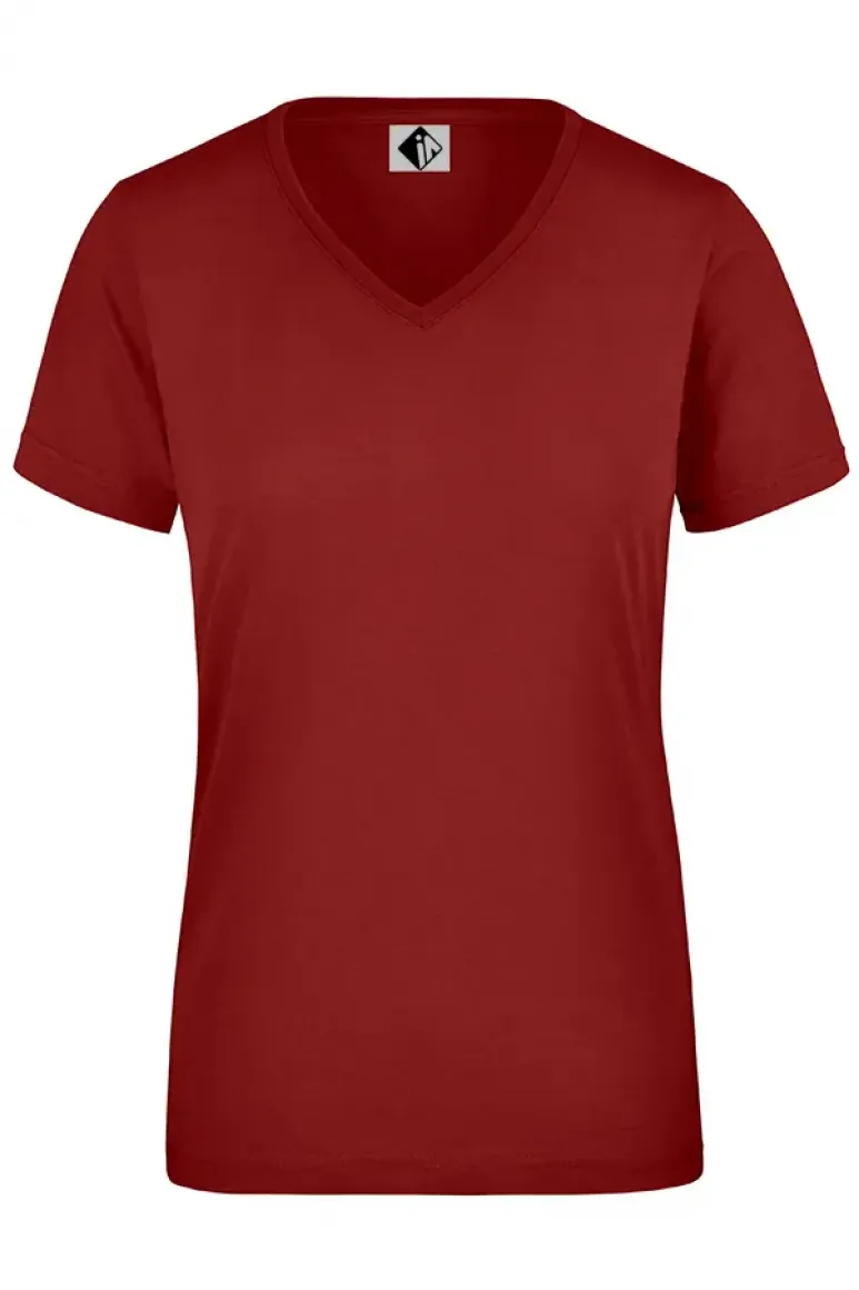 Bordo Tshirt V Yaka