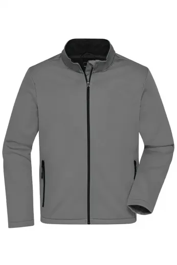 Gri Softshell Mont Fermuar Cepli