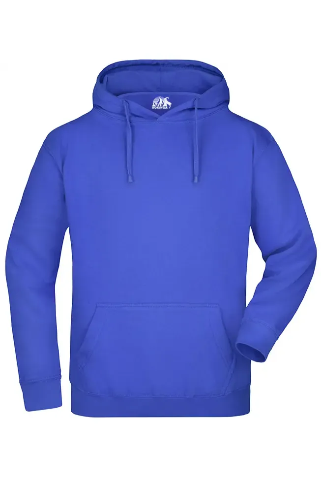 Sax Mavi Kapşonlu Hoodie