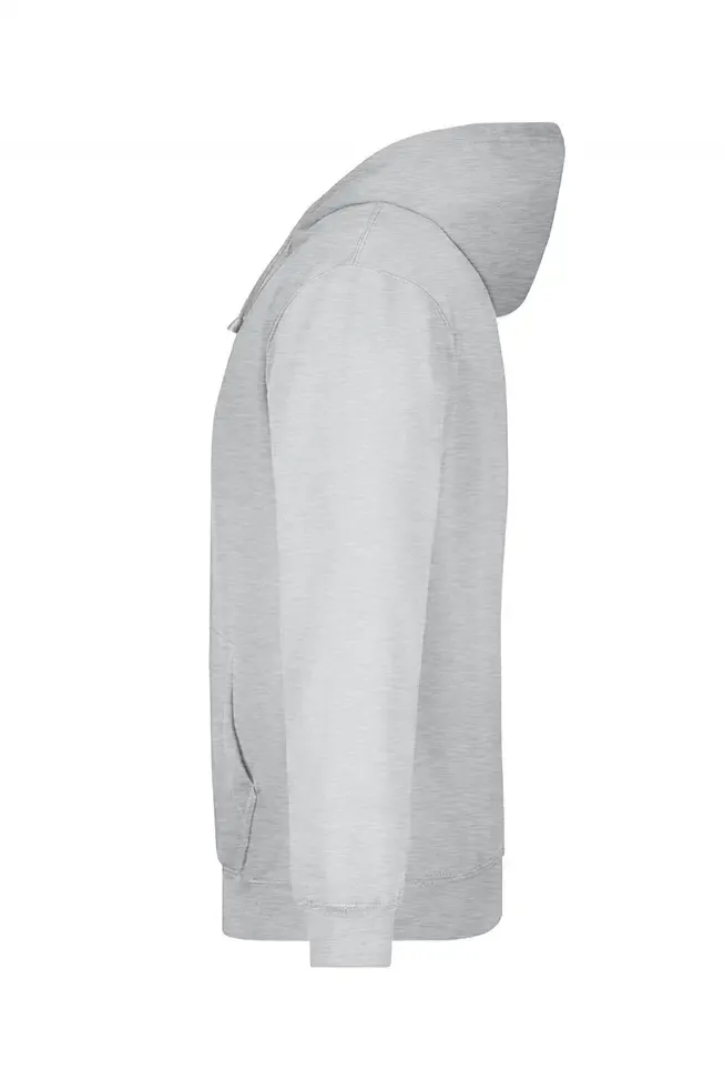 Gri Melanj Kapşonlu Hoodie