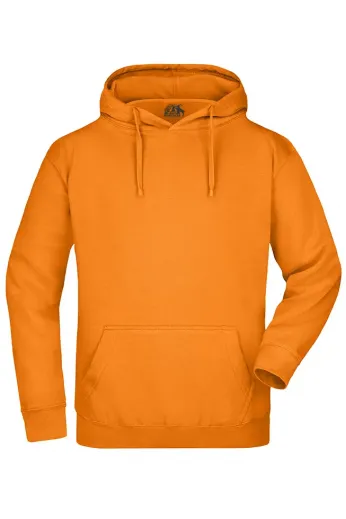 Turuncu Kapşonlu Hoodie