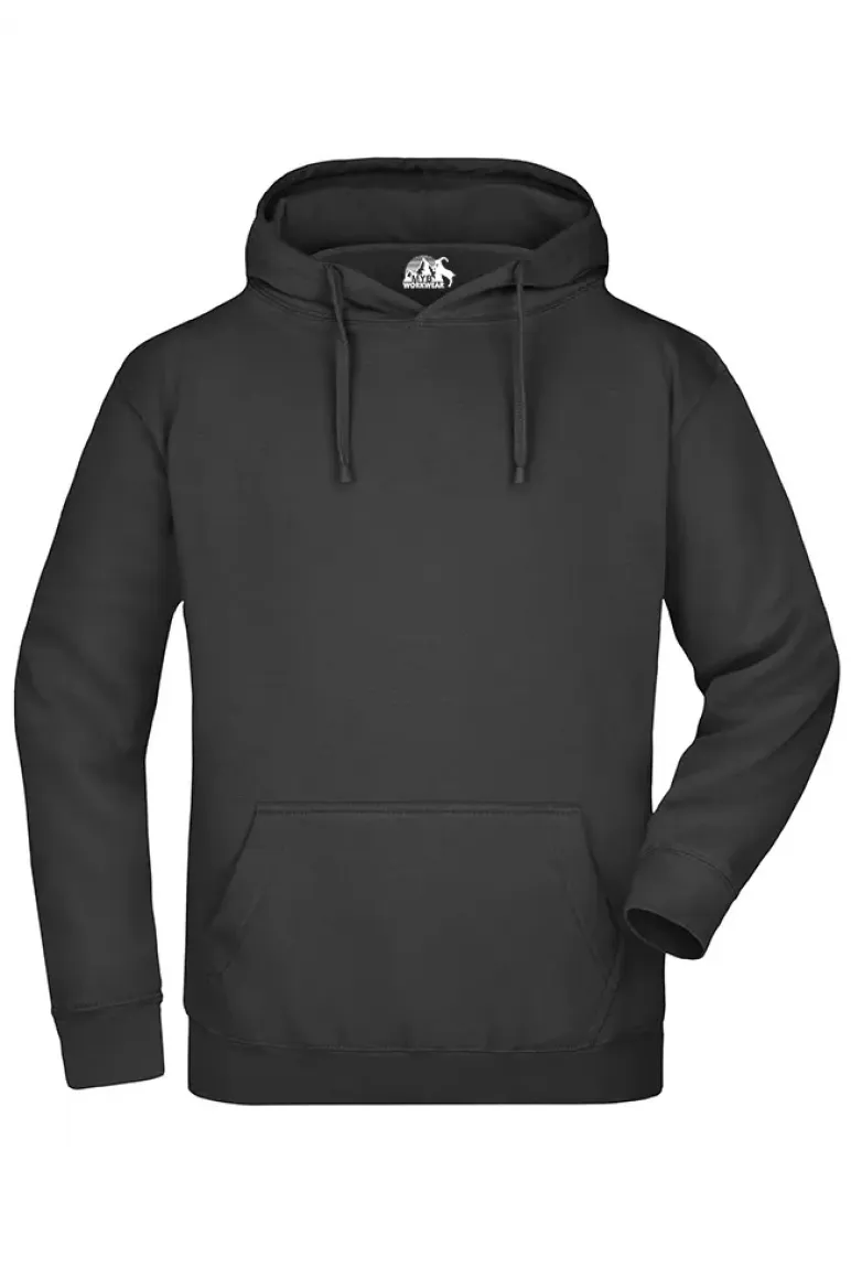 Siyah Kapşonlu Hoodie