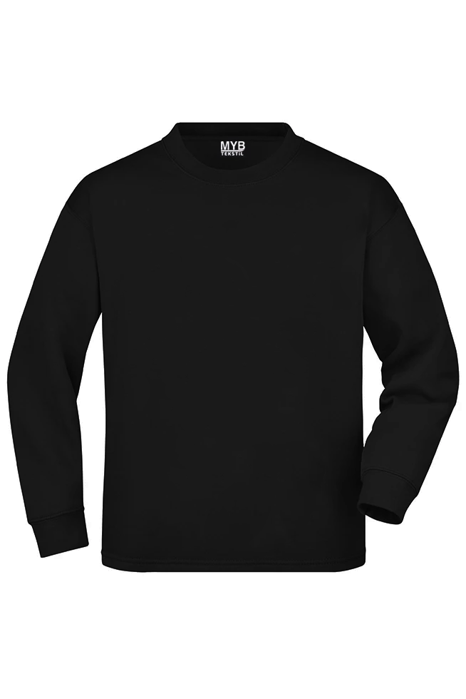 Siyah Kışlık Sweatshirt